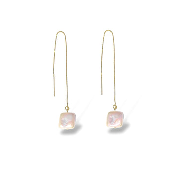 Mirrorlake Threader Earrings by NINEMOO – product image