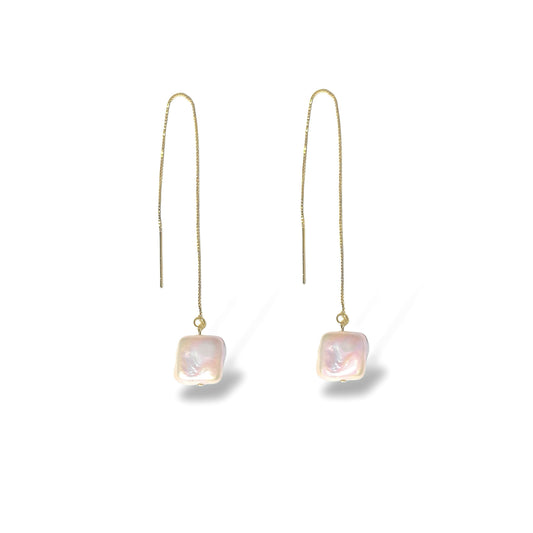 Mirrorlake Threader Earrings by NINEMOO – product image