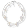 Pearl Blossom Duo Necklace by NINEMOO – detail view