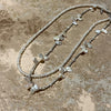 Pearl Blossom Duo Necklace by NINEMOO – product view 4