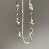 Pearl Blossom Duo Necklace by NINEMOO – product view 5