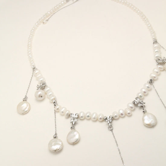 Perles en Fête Pearl Necklace – Ivory by NINEMOO – alternate view