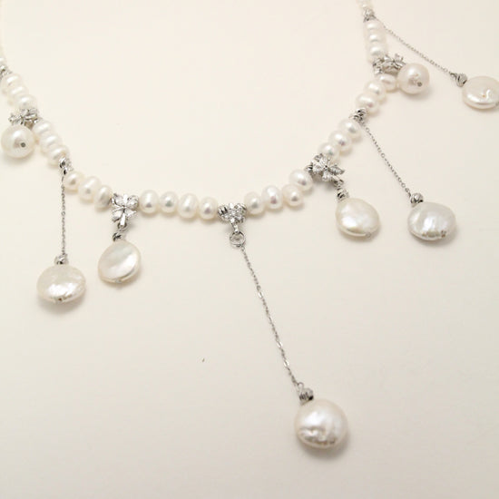 Perles en Fête Pearl Necklace – Ivory by NINEMOO – product view 4