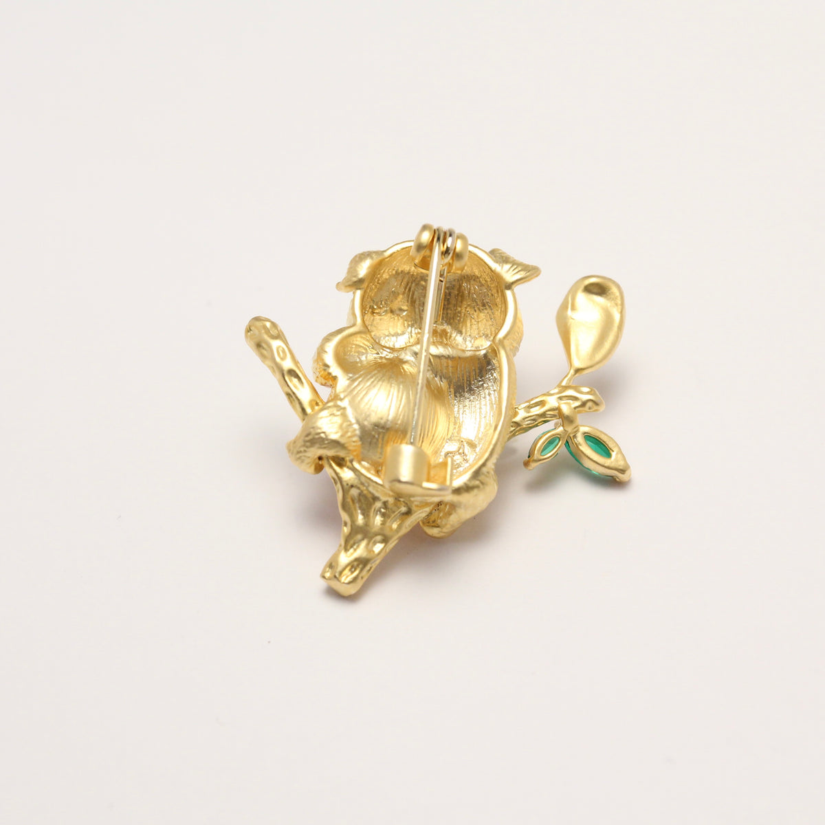 Pink Aurelia Squirrel Brooch by NINEMOO – product view 5
