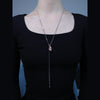 Pink Baroque Pearl Adjustable Necklace by NINEMOO – alternate view