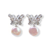 Rainbow Glow Pearl Earrings by NINEMOO – product view 4