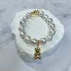 Pearl Bear Charm Bracelet by NINEMOO – alternate view