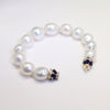 Royal Blue Iris Baroque Pearl Bracelet by NINEMOO – product view 5
