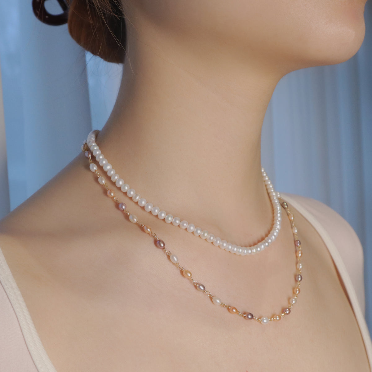Seed Pearl Necklace by NINEMOO – alternate view