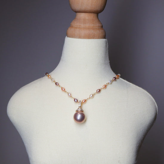 Seed Pearl Necklace by NINEMOO – product view 4