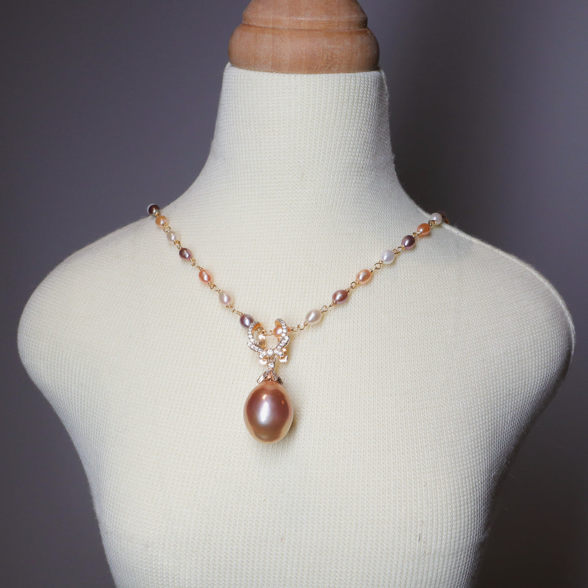 Seed Pearl Necklace by NINEMOO – product view 5