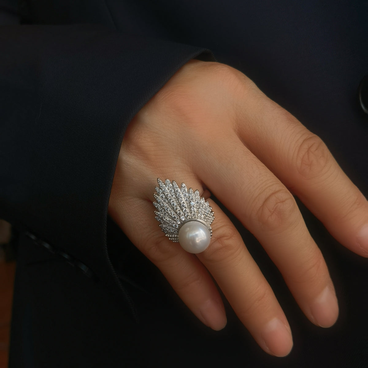 Seraphina Wing Ring by NINEMOO – alternate view