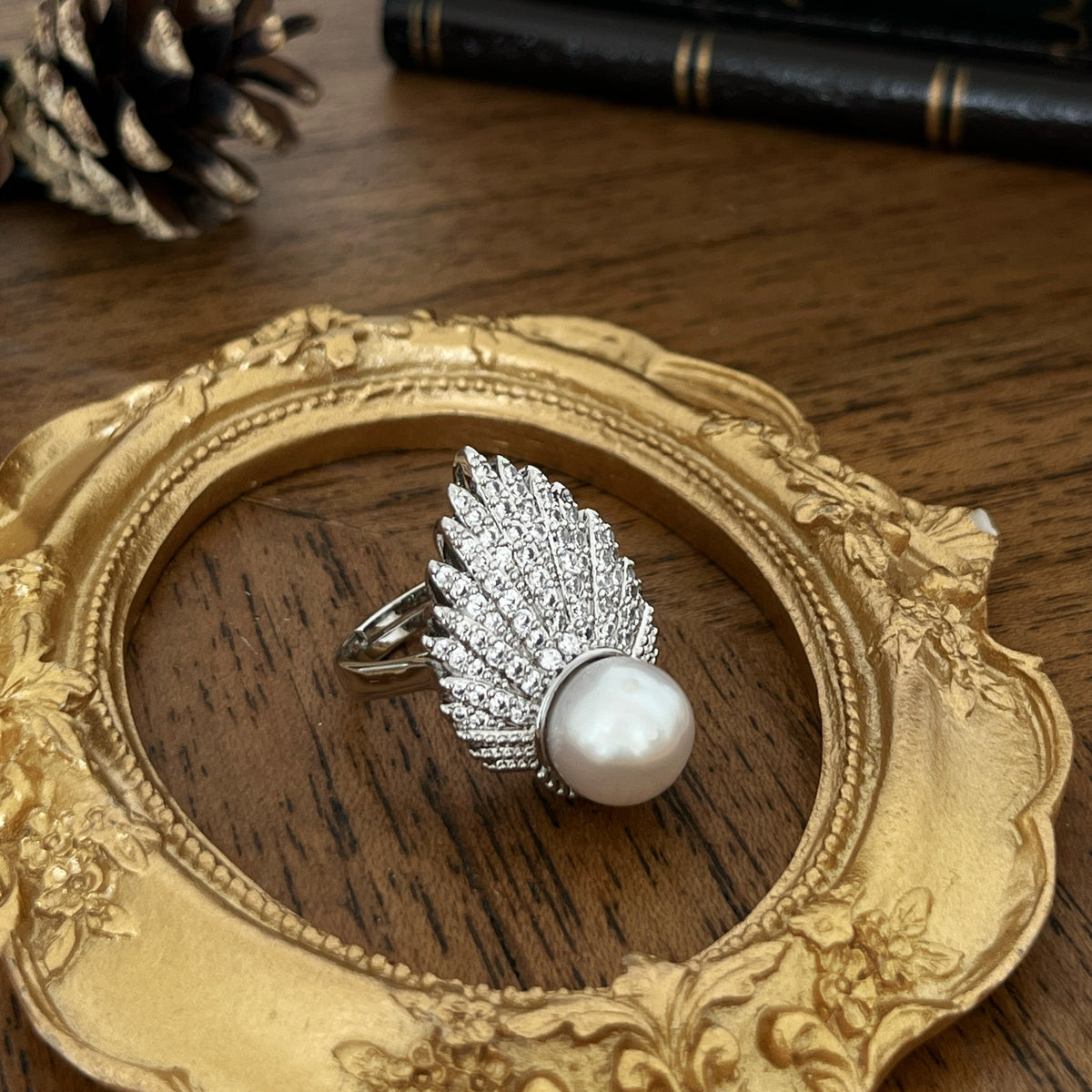 Seraphina Wing Ring by NINEMOO – product view 4