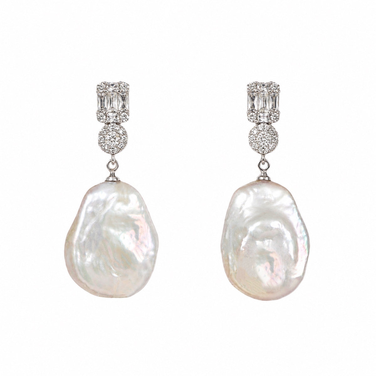 Shining Baroque Pearl Earrings by NINEMOO – product image