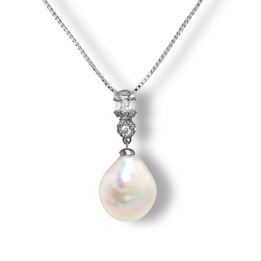 Shining Baroque Pearl Necklace by NINEMOO – product image