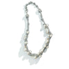 Silver Cord Baroque Pearl Necklace / Bracelet by NINEMOO – product image