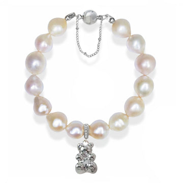 Pearl Bear Charm Bracelet by NINEMOO – product image