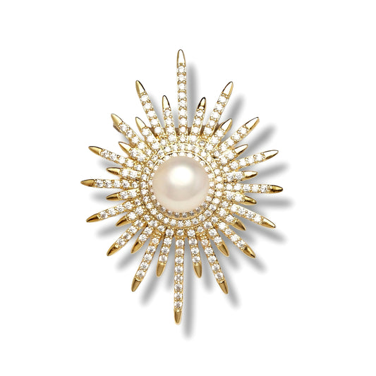 Solar Radiance Brooch-Pendant by NINEMOO – product image