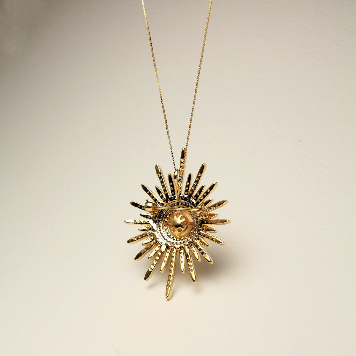 Solar Radiance Brooch-Pendant by NINEMOO – product view 6