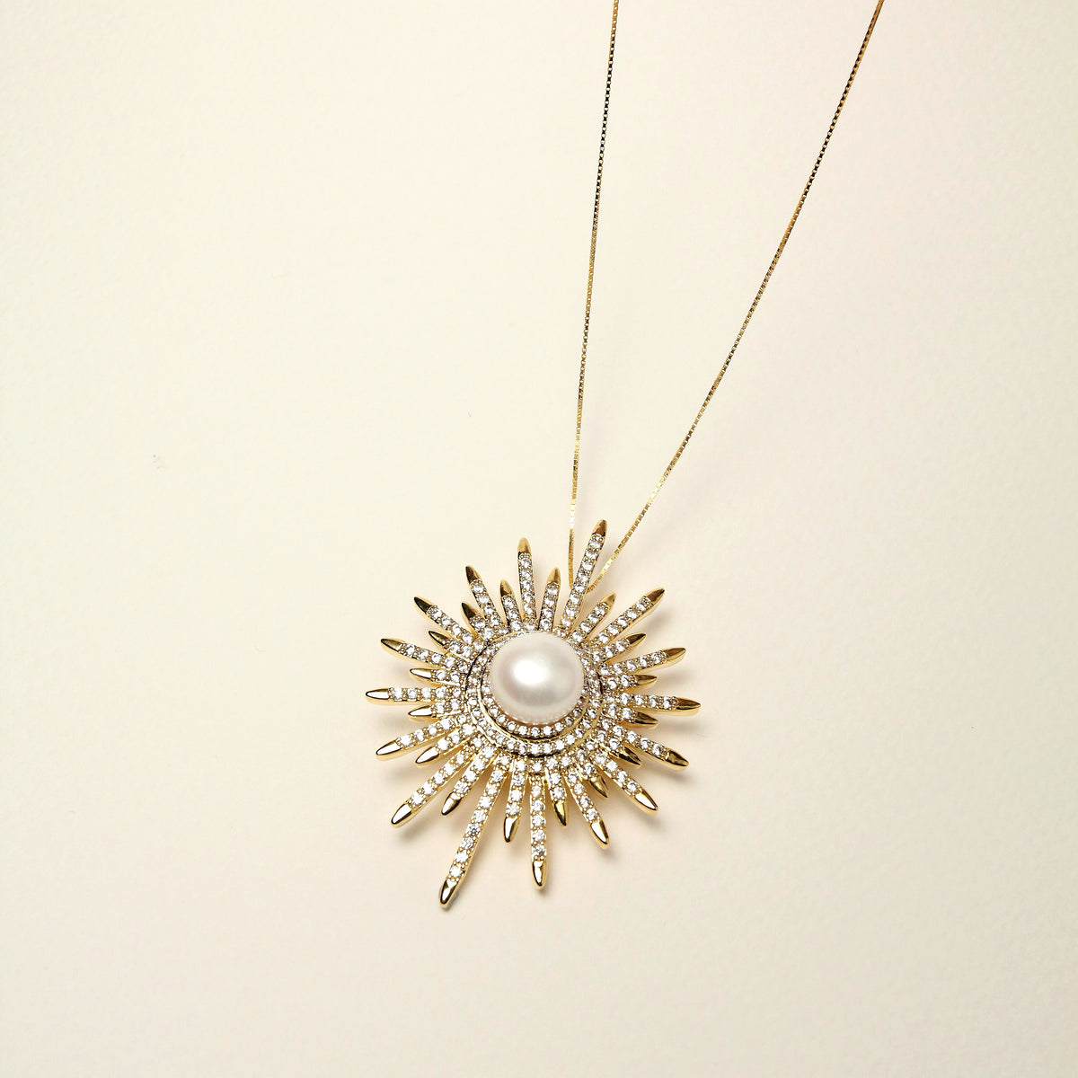Solar Radiance Brooch-Pendant by NINEMOO – product view 7