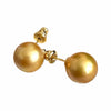 Soleil Golden Pearl Earrings by NINEMOO – product image