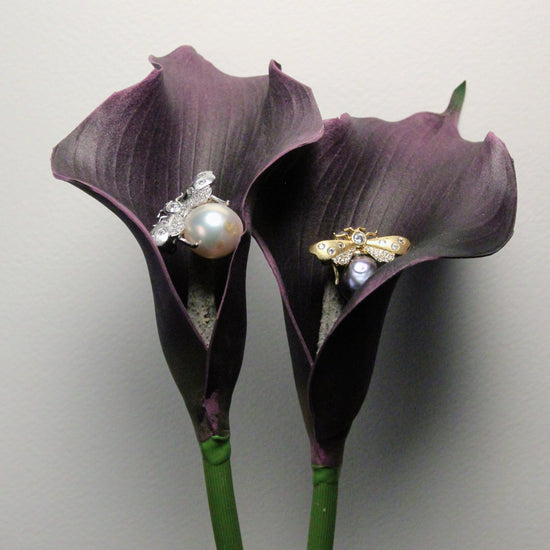 Sovereign Pearl Bee Brooch by NINEMOO – product view 11
