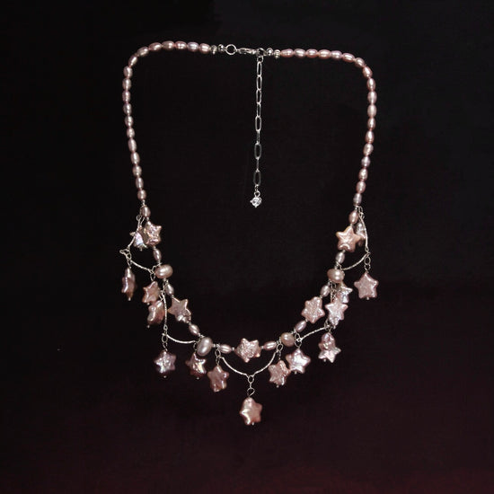 Stardust Waltz Necklace by NINEMOO – detail view