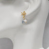 Starry Coconut Pearl Earrings by NINEMOO – detail view