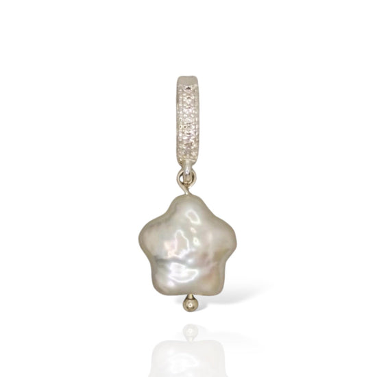 Starry Pearl Sterling Silver Necklace by NINEMOO – product view 4