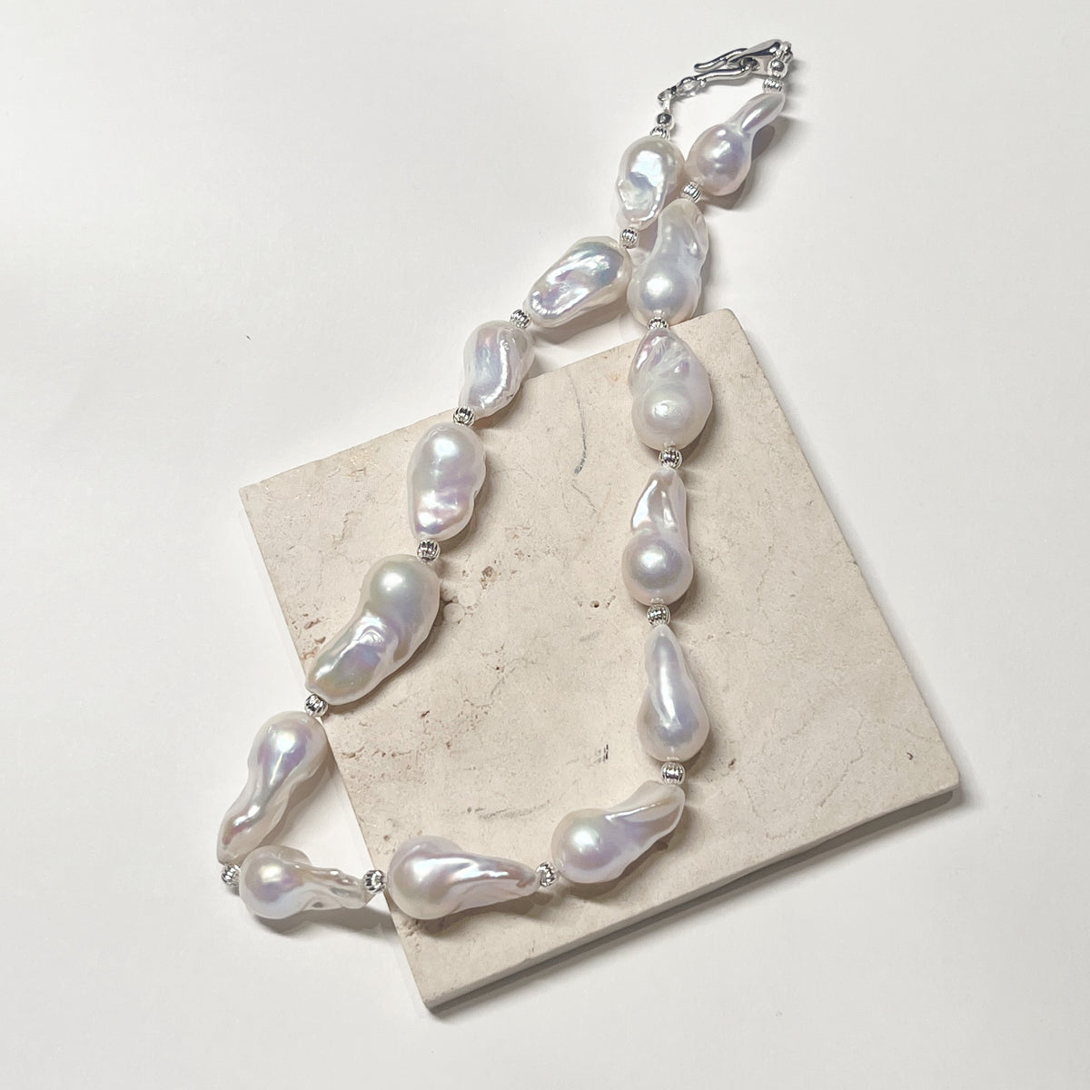 Sculptural Baroque Pearl Necklace by NINEMOO – alternate view