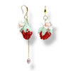 Strawberry Pearl Dangle Earrings by NINEMOO – product image