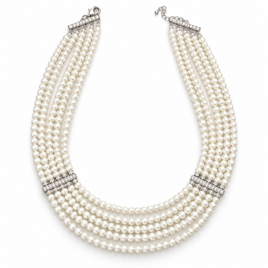 The Interlace Pearl Necklace by NINEMOO – product image