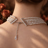 The Interlace Pearl Necklace by NINEMOO – detail view