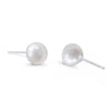 Timeless Silver Pearl Studs by NINEMOO – product image