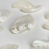 Timeless Silver Pearl Studs by NINEMOO – alternate view