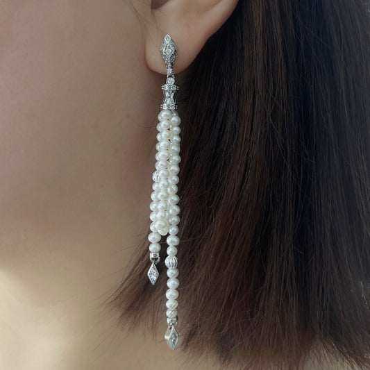 Vienna Drops Earrings by NINEMOO – detail view