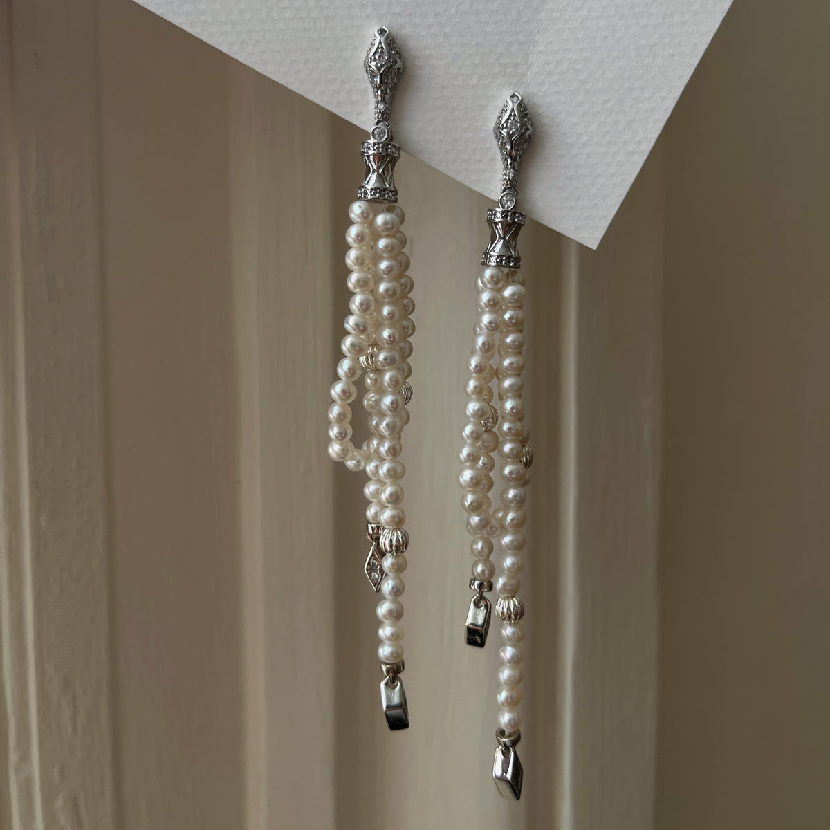 Vienna Drops Earrings by NINEMOO – alternate view