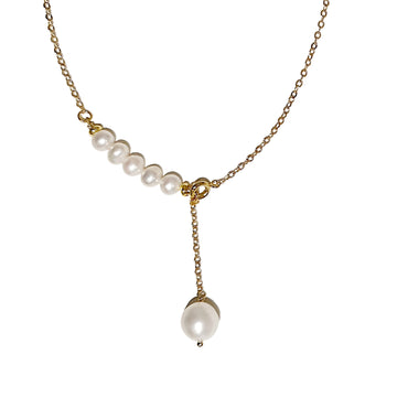 Cascading Pearl Elegance Necklace
