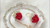Strawberry Pearl Dangle Earrings