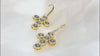 Florentine Elegance Cross Earrings