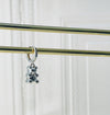 Silver Bear Pendant Earrings
