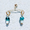 Mushrooms Hoops Earring &Ear Clips