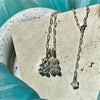 Zirconia Bear Necklace - Double Pendant