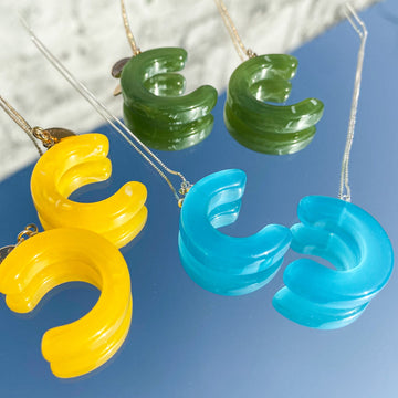 Jelly C Threader Earrings
