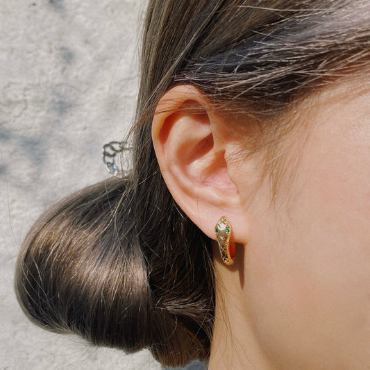 Ouroboros Hoops Earrings