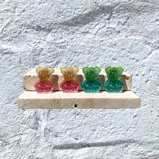Gummy Bear Crystal Sugar Studs Earrings