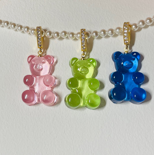 Transparent Gummy Bear Pendant