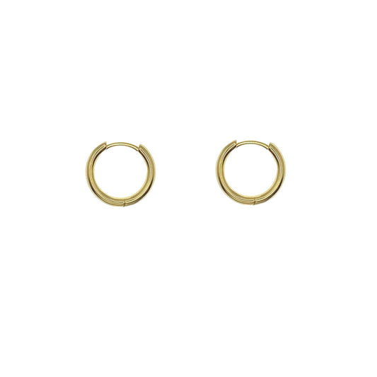 14k Gold Hoops Earrings