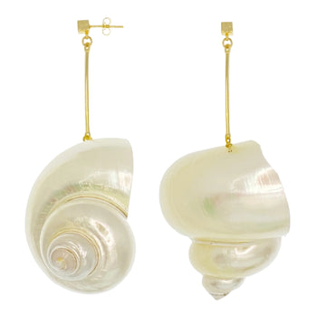 Moonlit Conch Earrings by NINEMOO – product image