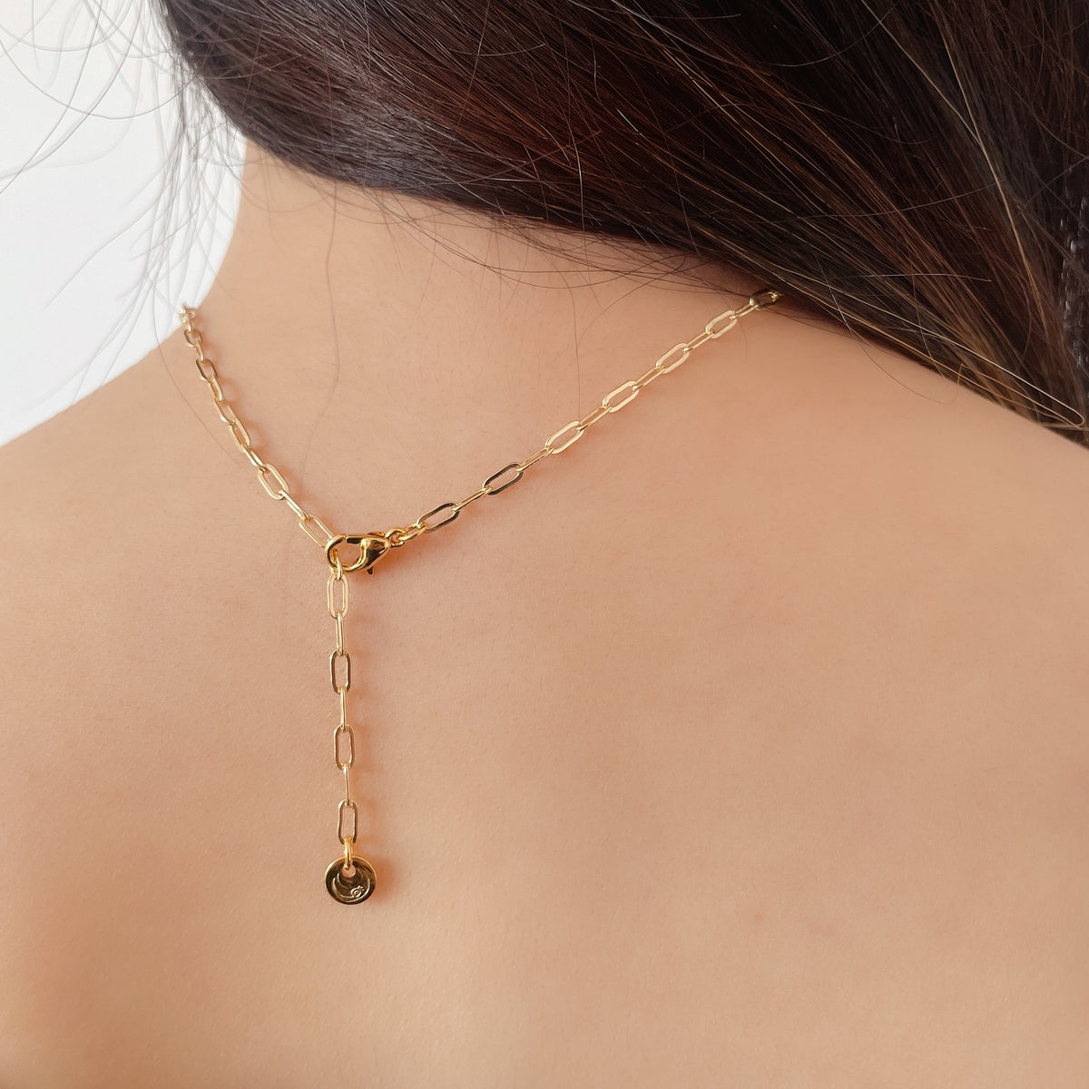 Zirconia Bear Necklace - Double Pendant by NINEMOO – product view 12